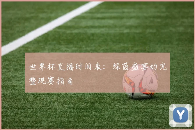 世界杯直播时间表：绿茵盛宴的完整观赛指南
